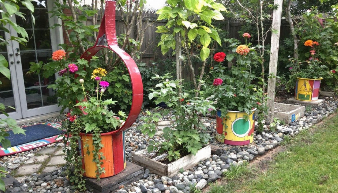 Utilisation durable des déchets domestiques dans le jardin